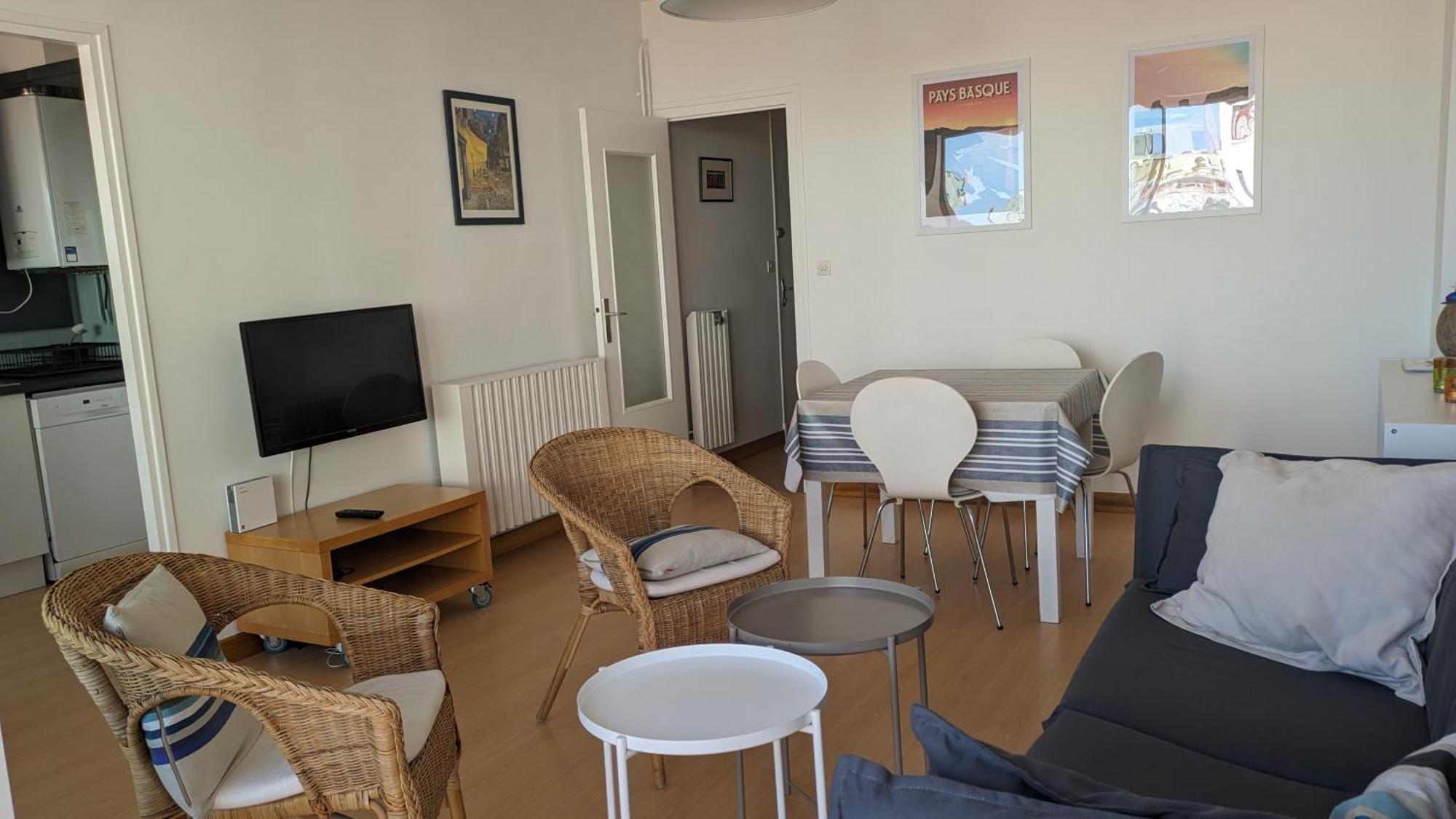 Appartement 3 Pieces Au Coeur D'Hendaye Plage Экстерьер фото